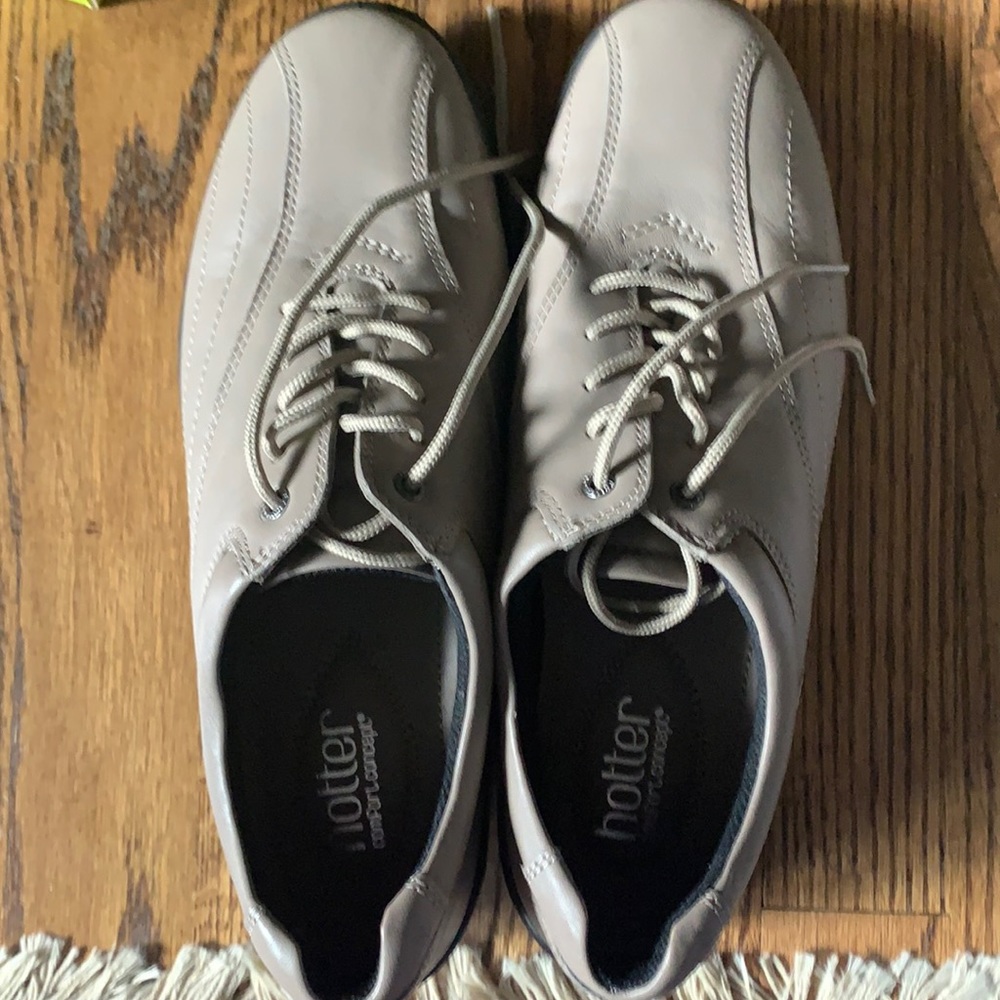 Hotter Tone Shoes 9m Flint